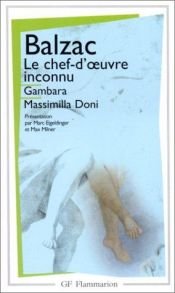 book cover of Le chef-d'œuvre inconnu by ონორე დე ბალზაკი