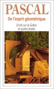 book cover of Vom Geiste der Geometrie by Blaise Pascal