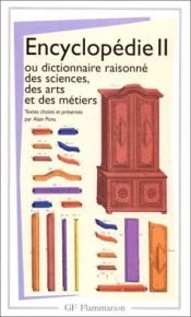 book cover of Encyclopédie 2, ou dictionnaire raisonné sciences des arts et des metiers by Denis Diderot