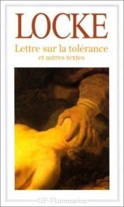 book cover of Lettre sur la tolérance by John Locke