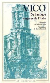 book cover of De l'antique sagesse de l'Italie by Giambattista Vico