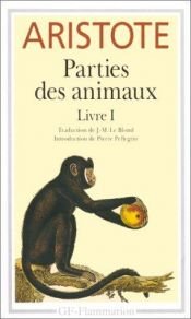 book cover of Les Parties des animaux by Arystoteles