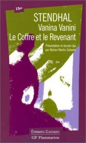 book cover of Vanina vanini by Henri-Marie Beyle