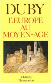 book cover of Europa en la edad media by Georges Duby