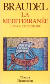 book cover of La Méditerranée, l'espace et l'histoire by Φερνάν Μπρωντέλ