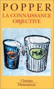 book cover of La connaissance objective by Karl Popper