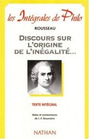 book cover of Origine della disuguaglianza by Jean-Jacques Rousseau