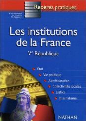 book cover of Les institutions de la France by Collectif