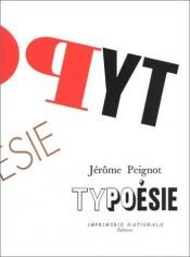 book cover of Typoésie by Jérôme Peignot