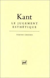 book cover of Kant's Critique of Aesthetic Judgement by Imanuels Kants