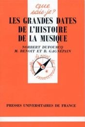 book cover of Les grandes dates de l'histoire de la musique by Norbert Dufourcq