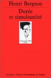 book cover of Durée et simultanéité by Henri Bergson