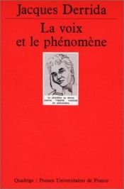 book cover of Speech and Phenomena : and Other Essays on Husserl's Theory of Signs (Studies Pheno & Existential Philosophy) by Jacques Derrida