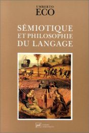 book cover of Sémiotique et philosophie du langage by Umberto Eco