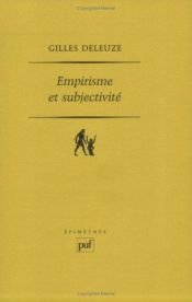 book cover of Empirisme et subjectivité by Gilles Deleuze