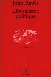 book cover of Libéralisme politique by John Rawls