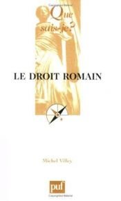 book cover of Le Droit romain by Michel Villey