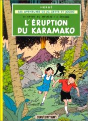book cover of L'Éruption du Karamako by Herge