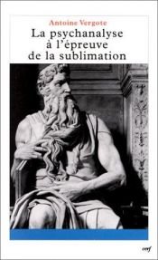 book cover of La psychanalyse a l'epreuve de la sublimation (Passages) by Antoon Vergote