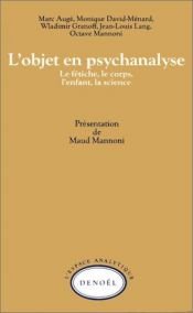 book cover of L'Objet en psychanalyse by Collectif