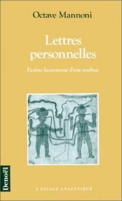 book cover of Lettres personnelles by Octave Mannoni