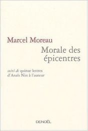 book cover of Morale des épicentres by Marcel Moreau