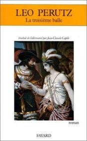 book cover of La troisième balle by Leo Perutz