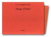 book cover of Voyage d'Italie by Markiisi de Sade