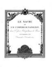 book cover of Le Sacre de l'empereur Napoléon : Histoire et légende by Jean Tulard