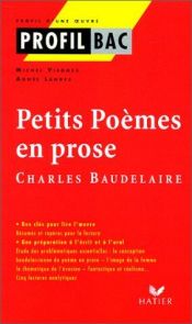 book cover of Petits počmes en prose (1869), Charles Baudelaire by شارل بودلر