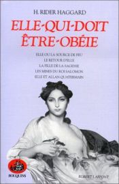 book cover of Elle-qui-doit-être-obéie by Henry Rider Haggard