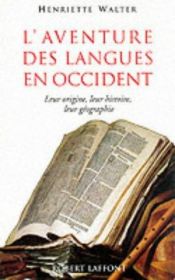 book cover of L'Aventure des langues en Occident by Henriette Walter