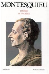 book cover of Pensées by Charles Louis de Secondat Montesquieu