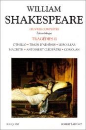 book cover of Tragédies, tome 2 (édition bilingue anglais-français) by William Shakespeare