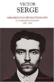 book cover of Mémoires d'un révolutionnaire 1905-1945 by Victor Serge