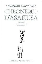 book cover of Chronique d'Asakusa by Yasunari Kawabata