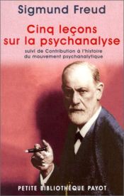 book cover of Cinq leçons sur la psychanalyse by سيغموند فرويد