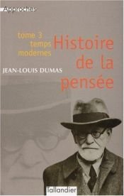 book cover of Histoire de la pensée, tome 3 : Temps modernes by Lucien Jerphagnon