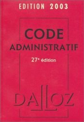 book cover of Code administratif 2003 by Collectif