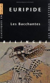 book cover of Bacchantes by Euripide