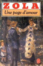book cover of Une page d'amour by Chauncey C. Starkweather|Emile Zola