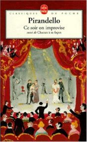 book cover of Ce soir on improvise by Luigi Pirandello