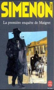 book cover of La prima inchiesta di Maigret by Georges Simenon