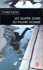 book cover of Die letzten Tage eines armen Mannes by Georges Simenon