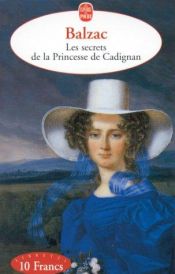 book cover of Les Secrets de la Princesse de Cadignan by Honoré de Balzac