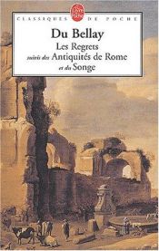 book cover of Antiquités, suivi de "Regrets" by Joachim du Bellay