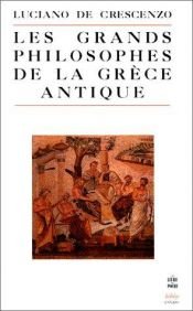 book cover of Storia della filosofia greca. Da Socrate in poi by Luciano De Crescenzo