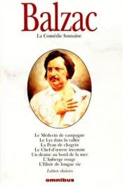 book cover of La Comedie Humaine of Honore De Balzac by אונורה דה בלזק