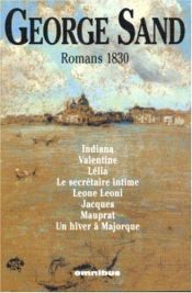 book cover of Romans 1830 by ז'ורז' סאנד