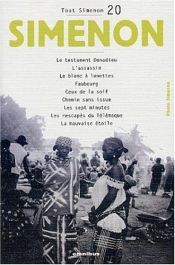 book cover of Tout Simenon, centenaire tome 20 by Georgius Simenon